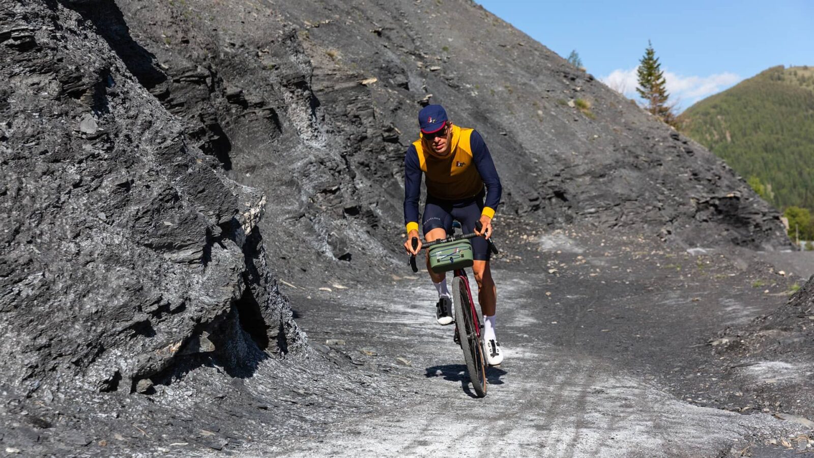 CYCLING CAP GRAVEL NAVY decdo cycling