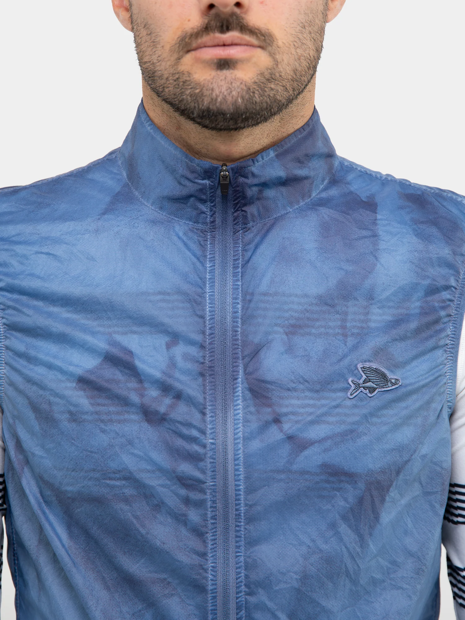NORINE GILET WINDPROOF COLD DYE NAVY – Bild 7