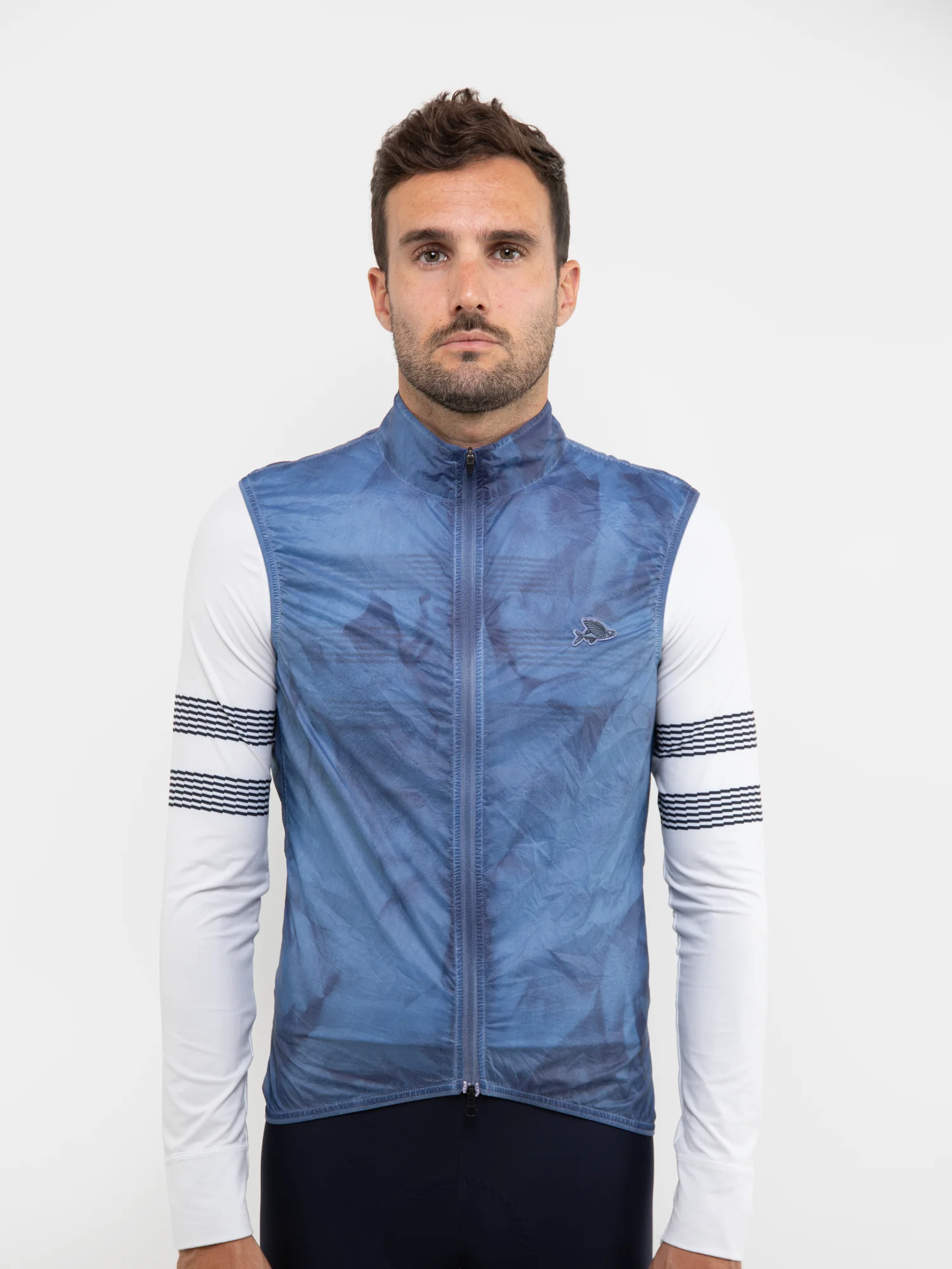 NORINE GILET WINDPROOF COLD DYE NAVY